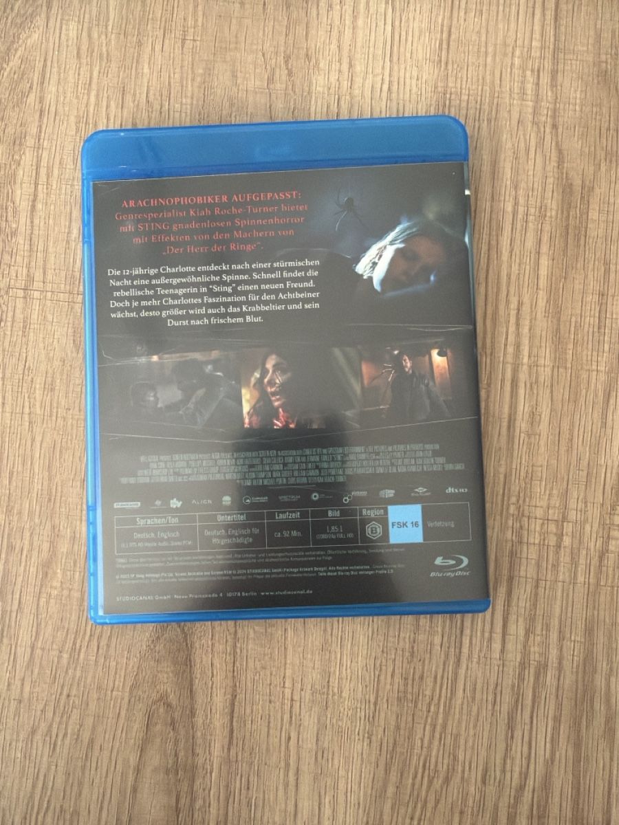 Tutti i DVDs: Sting (2024) BluRay – Usato da Hagendorn venduto da masterchieff 1