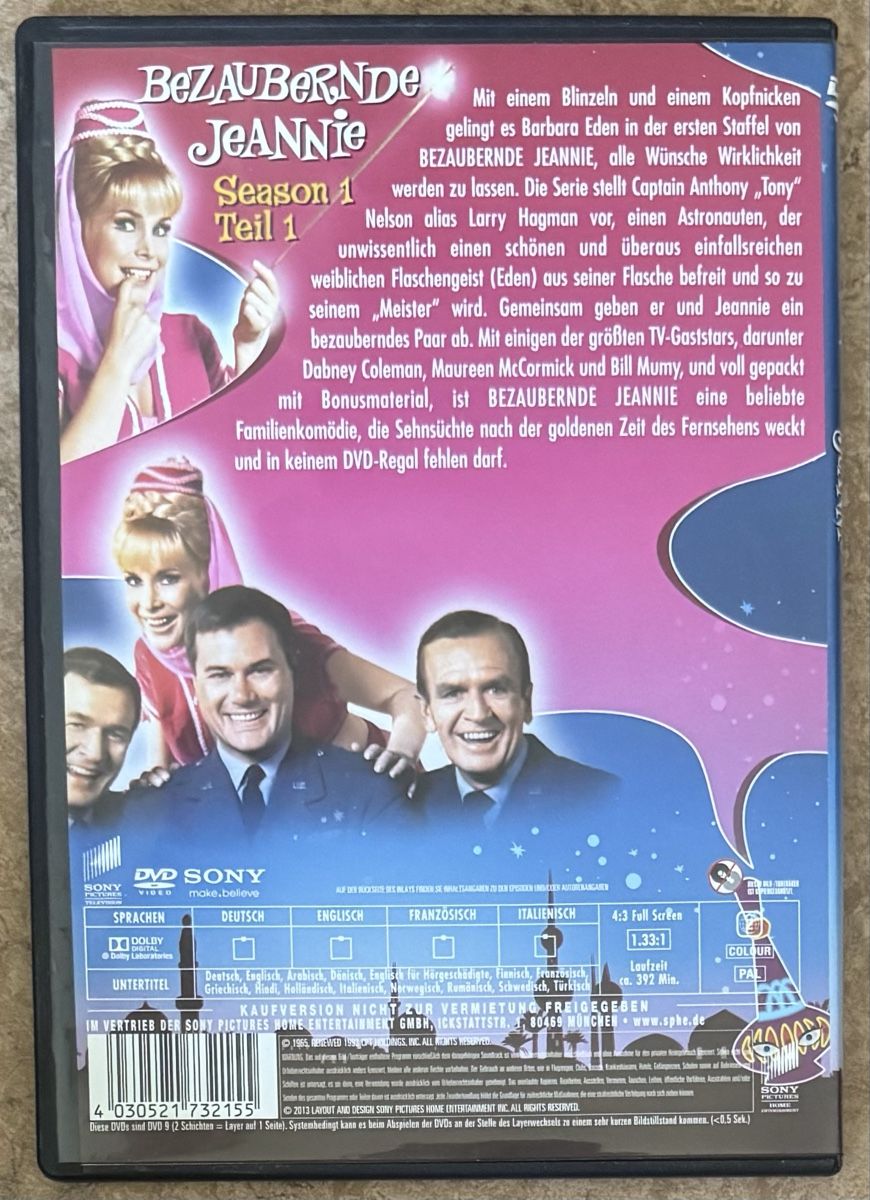 Tutti i DVDs: BEZAUBERNDE JEANNIE  – Nuovo (secondo la descrizione) da Dietikon venduto da AndreaSch01 1