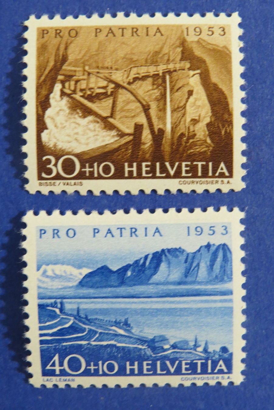 Tutti i francobolli: Serie Pro Patria 1953 postfrisch **, - SBK: 20.-. – Nuovo (secondo la descrizione) da Brunnen venduto da Kumari 1