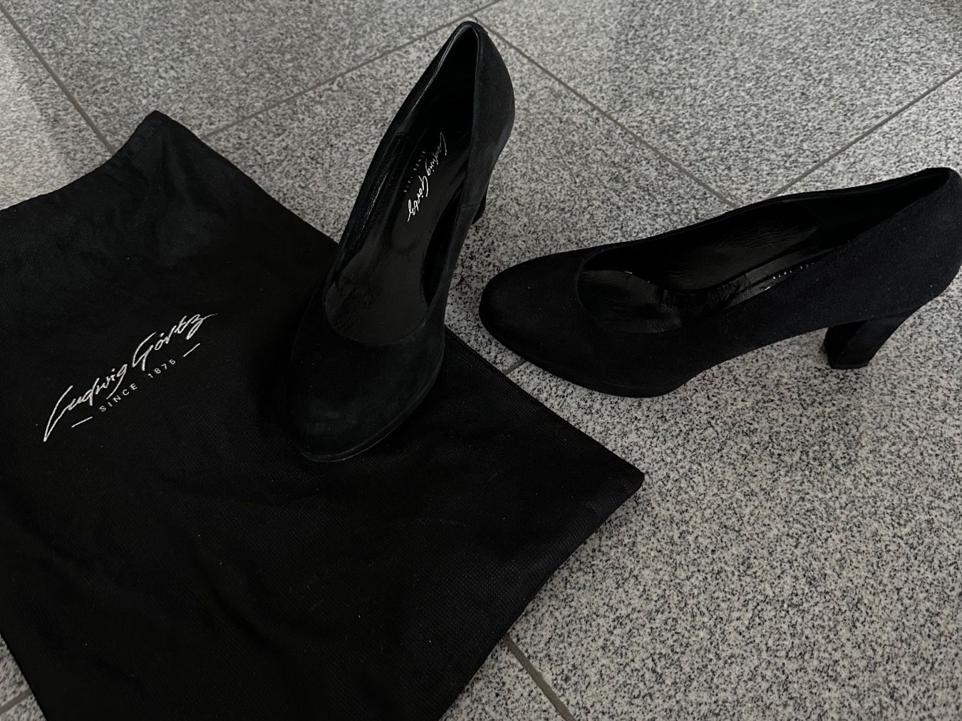 Scarpe da donna: Ludwig Görtz Suede High Heels - 39 - MEGA! – Usato da Pfäffikon SZ venduto da ansyyy 1