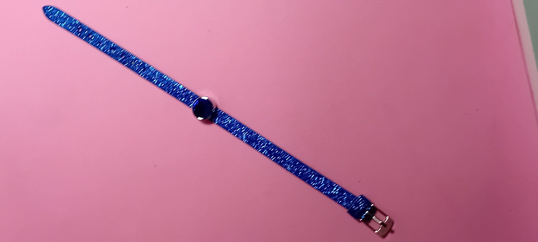 Bracciali & Braccialetti: armband modeschmuck,,mit glitzer ,,dunckelblau – Nuovo (secondo la descrizione) da Basel venduto da bij_5hqd 3