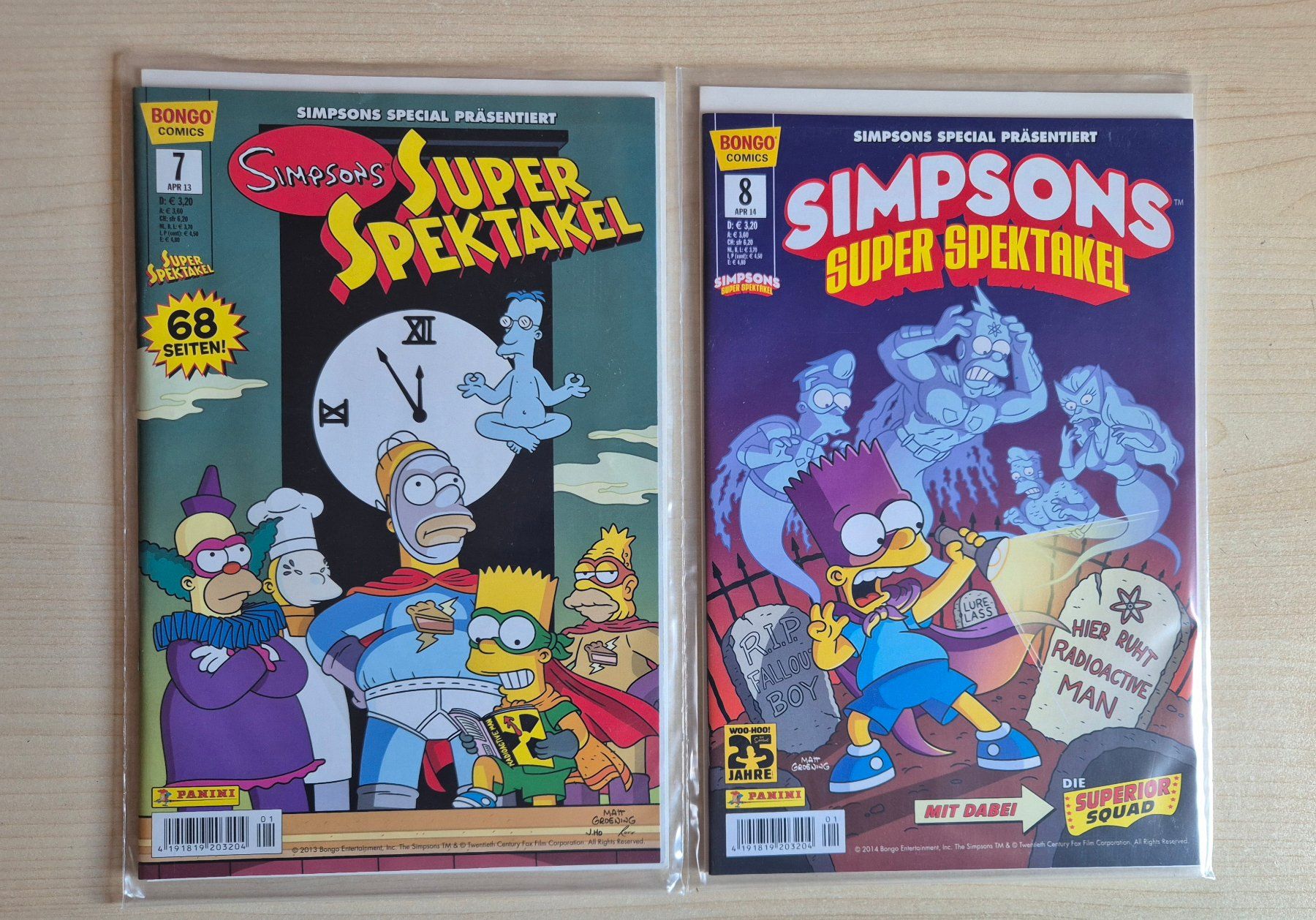 Fumetti: Simpsons Super Spektakel Nr. 1 bis 8 – Usato da Sargans venduto da Gkohler0 2