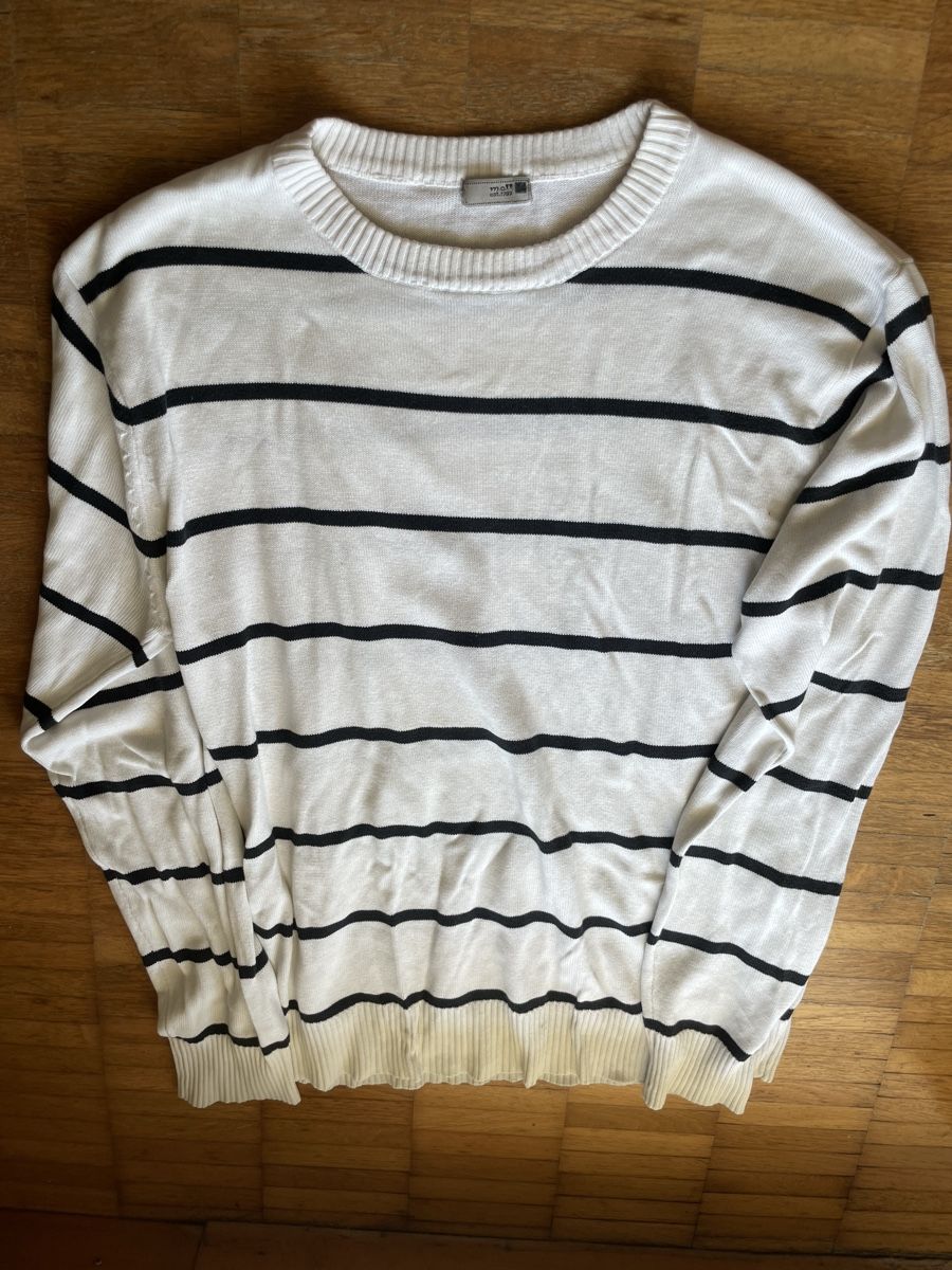 Maglioni & Felpe: Pullover striped white black size L used – Usato da Wallisellen venduto da san_6mzy