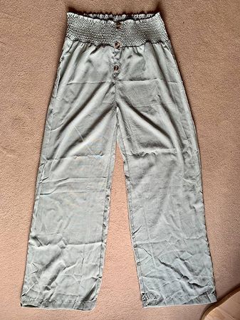 NEU: lange Hose in grün-grau (Gr. L)