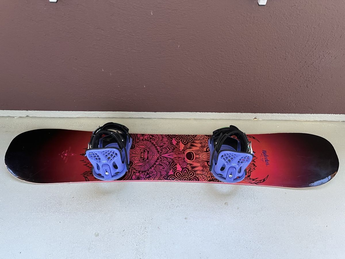 Nidecker Board: Nidecker Snowboard 139cm inkl. Nidecker Snowboardbindung – Usato da Horgen venduto da pupcia01 4