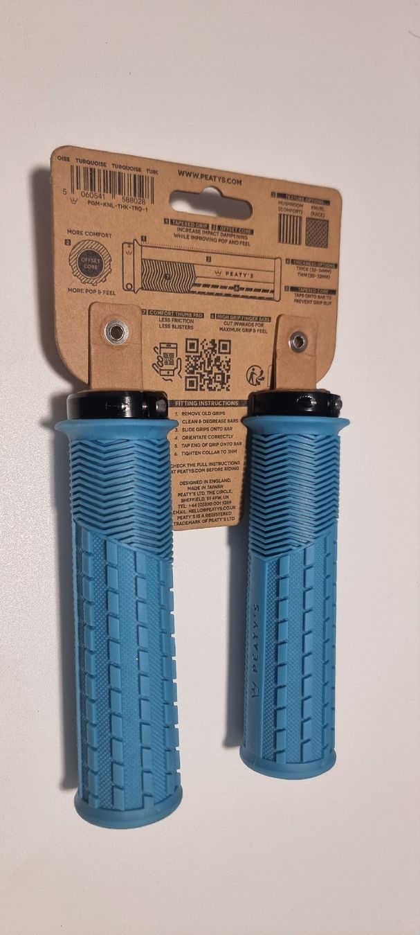 Pezzi di ricambio: Peaty's Peaty's Monarch Grips Knurl Thick Blu – Nuovo e nell'imballaggio originale da Chiasso venduto da rottu89 1