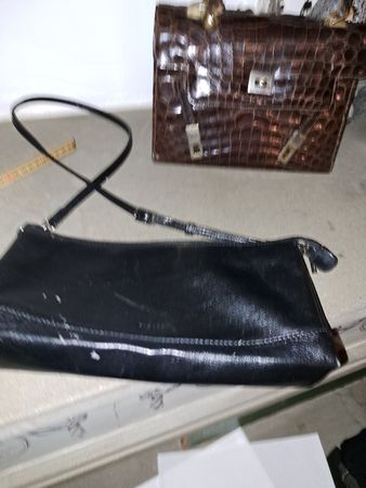 Picard Handtasche, Schwarz, Leder,