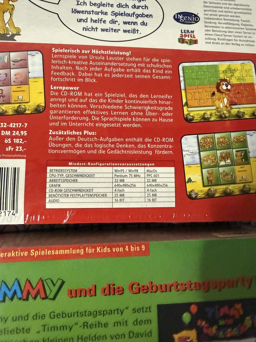 Giochi: Konvolut Kindersoftware Thomas, Caillou, Timmy Neu Händler – Nuovo (secondo la descrizione) da Basel venduto da Gamebeard 8