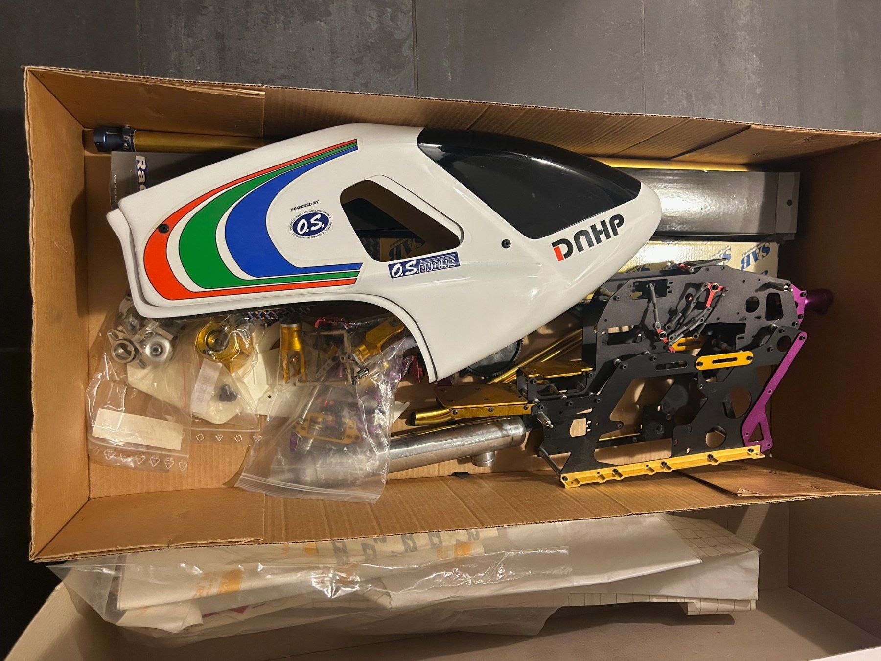 Modellismo RC: DNHP Air fox Modellhelikopter HELI – Usato da Eschen venduto da Bean7 3