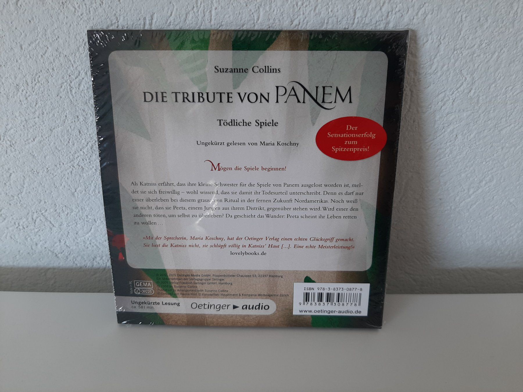 Audiolibri: Die Tribute von Panem Tödliche Spiele 2 CDs – Nuovo e nell'imballaggio originale da Aarburg venduto da NDK 1