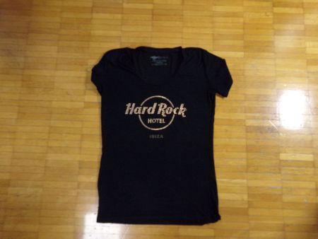 Damen Sport T-Shirt schwarz Hard Rock Hotel IBIZA Gr. S