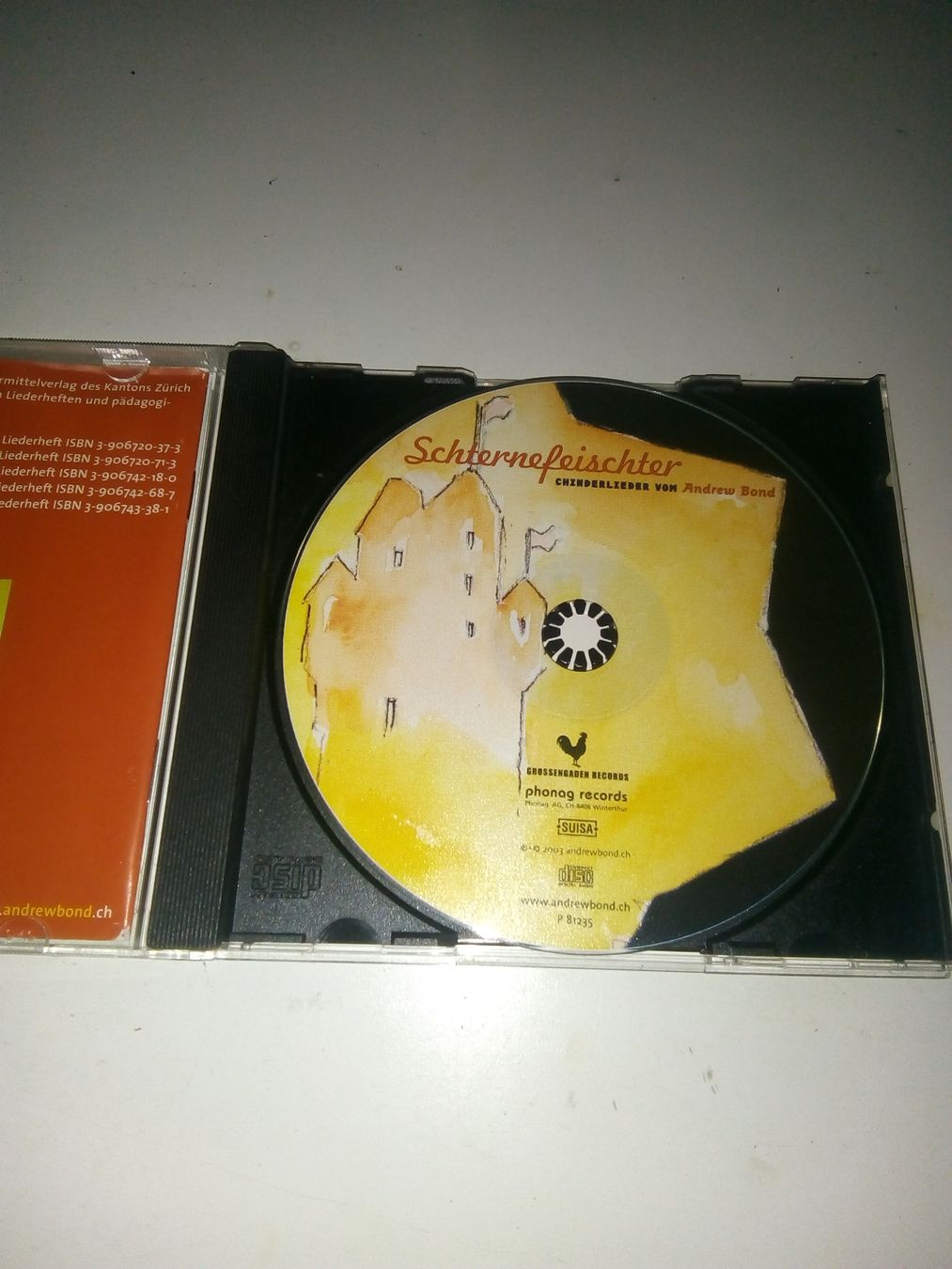 CD: Schtärnefesischter  (Andrew Bond) Chinderlieder – Usato da St.Galllen venduto da elkaphone 1