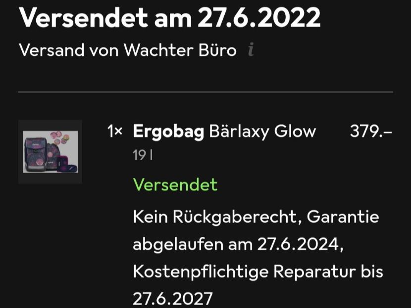 Ergobag Borse & Zaini: Ergobag Bärlaxy Glow – Schulrucksack – Usato da Thun venduto da obe_wpt5 6