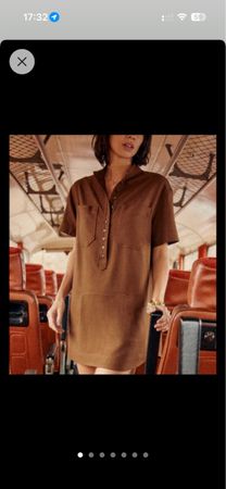 Robe d'été Sézane marron taille 40 impeccable pour la saison