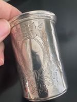 TAUFBECHER ANTIK SILBER PUNZIERT, WUNDERSCHÖN!