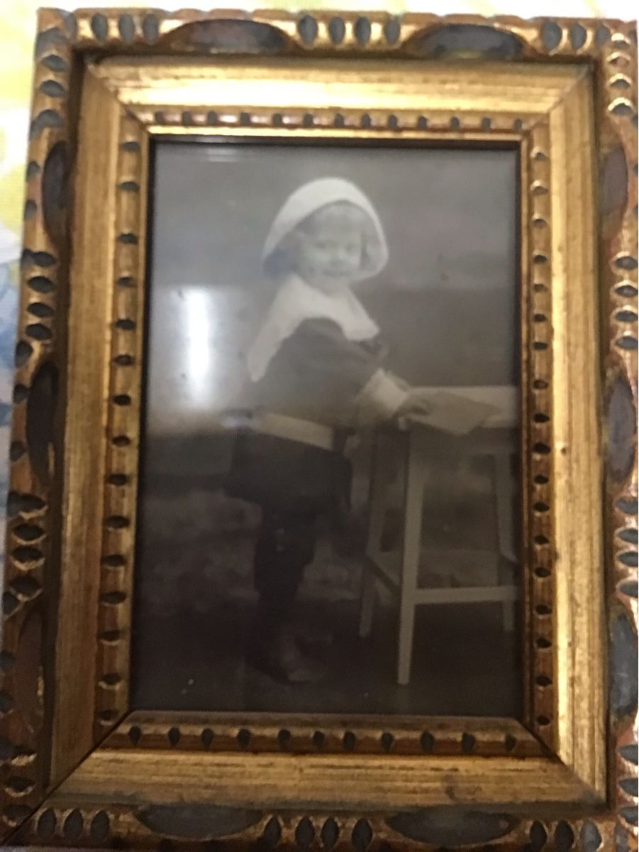 Poster & Bilder: Uraltes antikes gerahmtes Kinder Photo – Gebraucht aus St. Gallen von Goldlilly