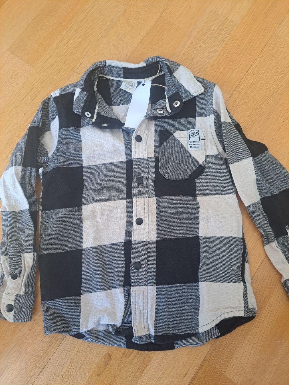 Camicie, T-shirt & Polo: Kinder Hemd kariert schwarz weiss – Usato da Zürich venduto da kon_d9kg