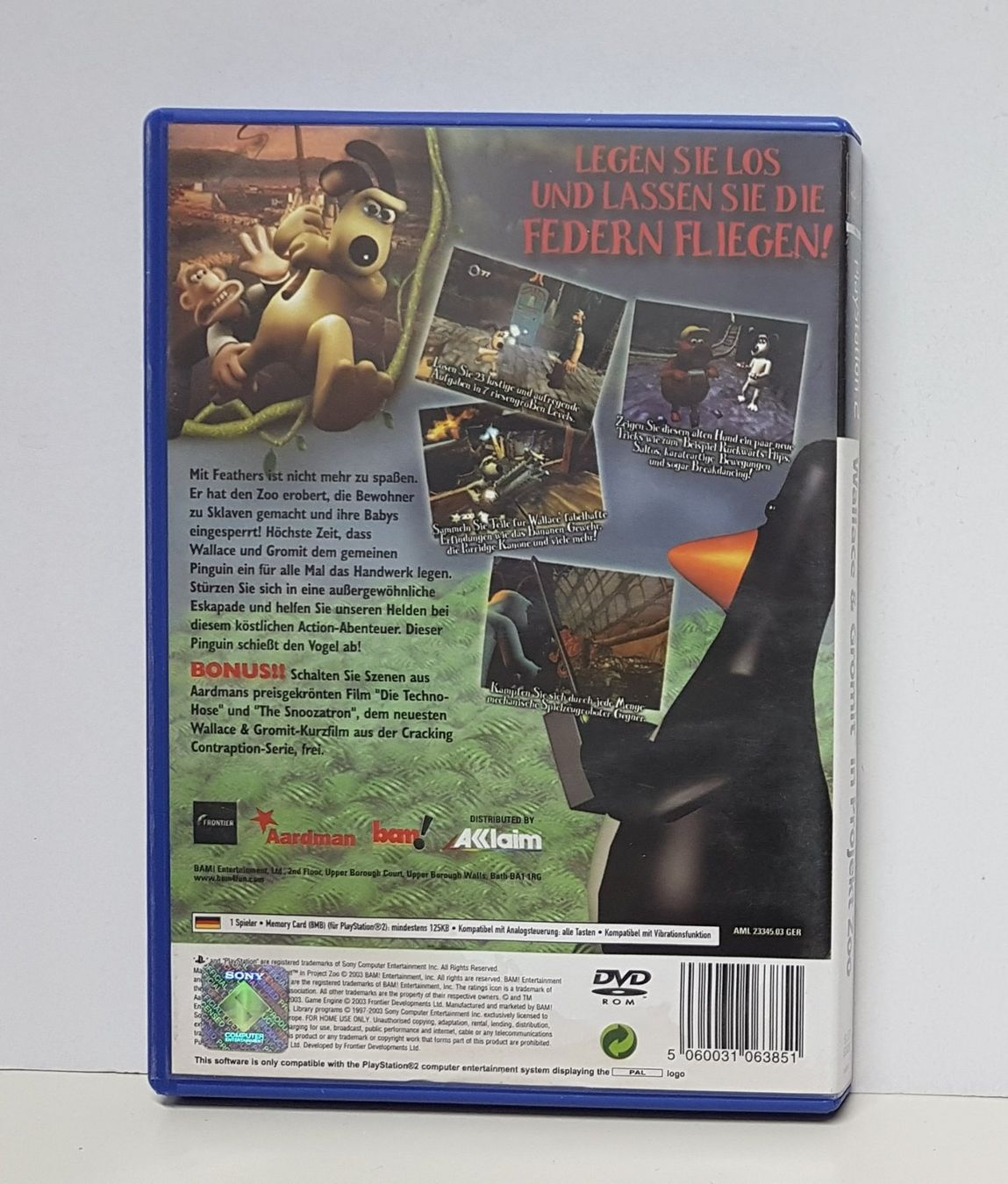 Sony Console: Wallace & Gromit in Projekt Zoo – Usato da Schüpfheim venduto da Games_Spielkonsolen 3