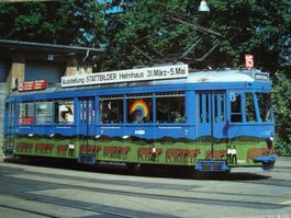 VBZ Verkehrsbetriebe Zürich Triebwagen Be 4/4 1521