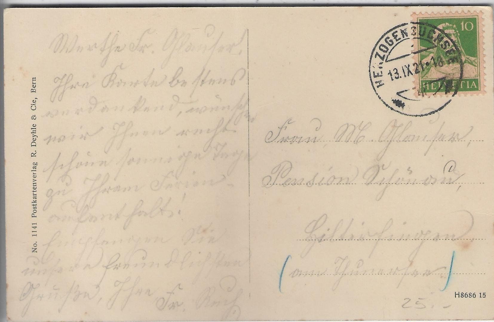 Cartoline postali: Herzogenbuchsee - Bahnhofstrasse – Usato da Ettingen venduto da Kartenplanet 1
