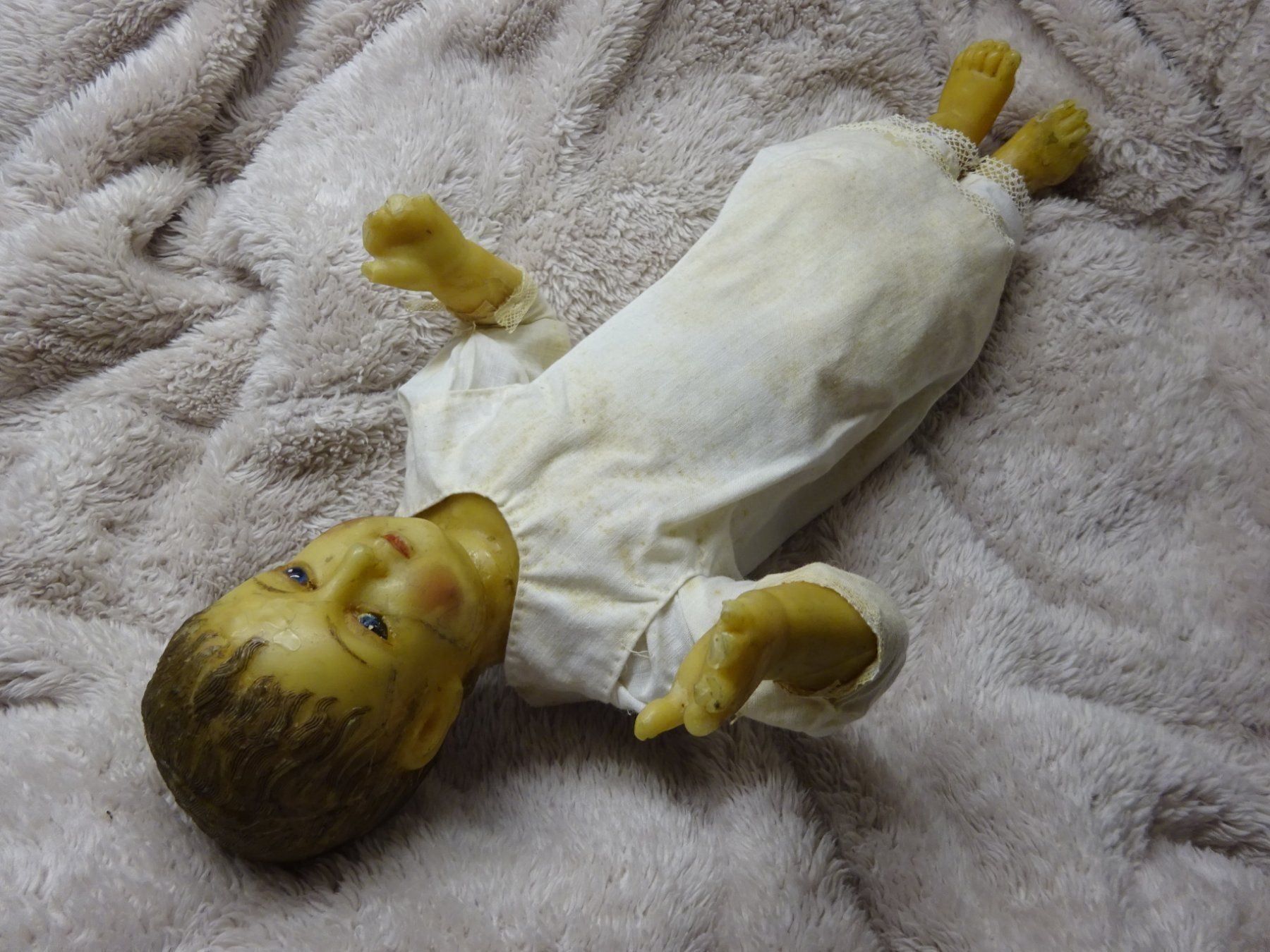 Tutte le decorazioni: Fatschenkind, 40cm / Klosterarbeit Krippe – Usato da Esslingen venduto da eintagammeer 7