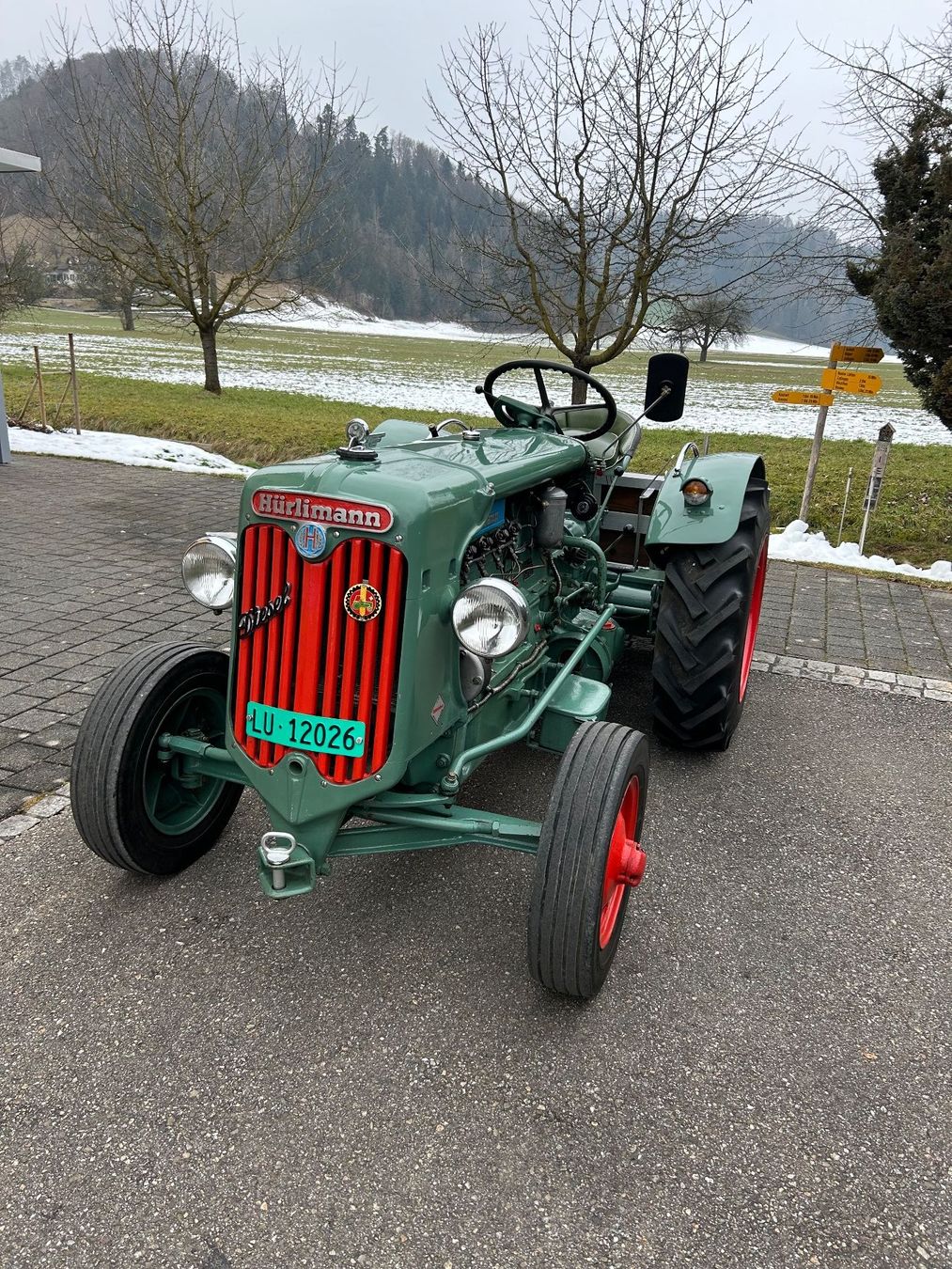 Hürlimann Trattori: Traktor Hürlimann D 80 – Usato da Langnau b. Reiden venduto da WaRe01 5