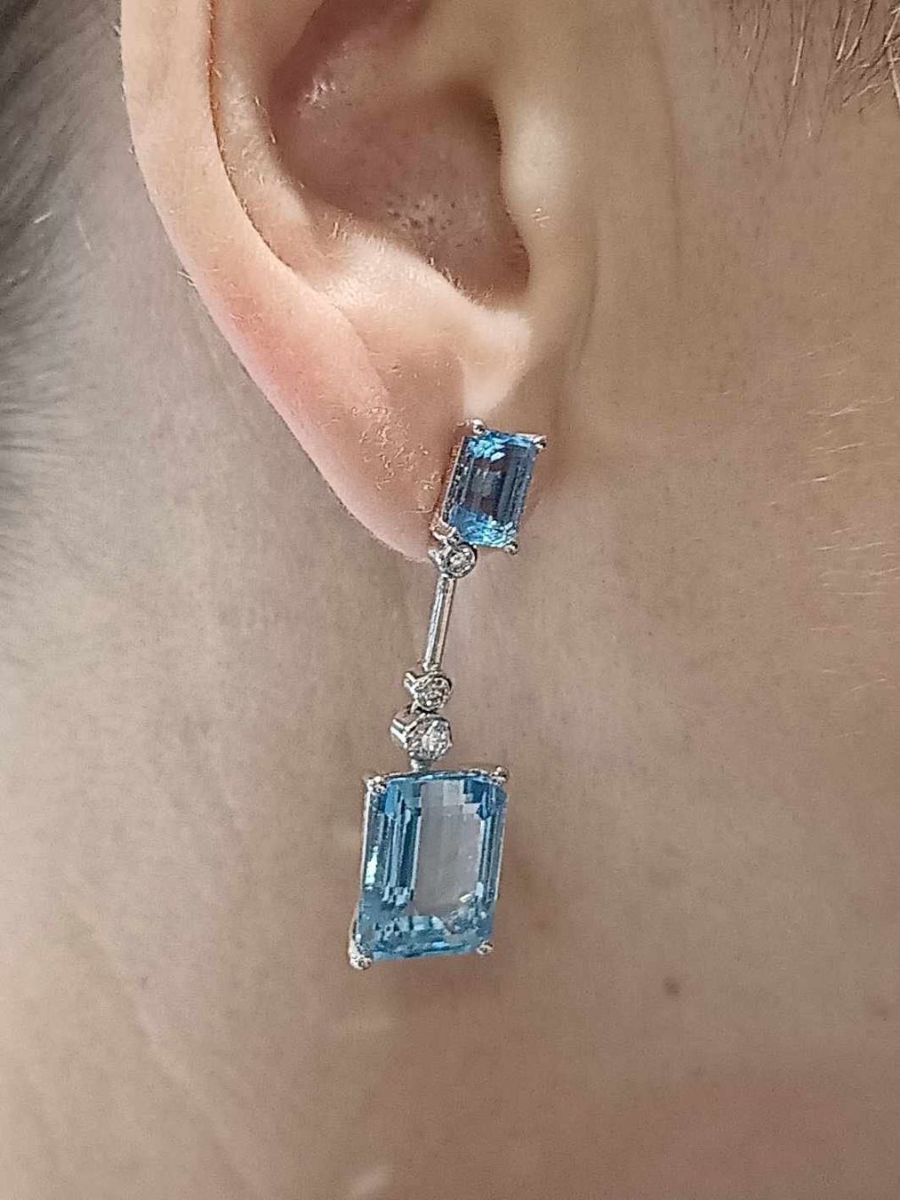 Gübelin Ohrringe & -stecker: GÜBELIN "CLASSIC GEMS" AQUAMARIN OHRSCHMUCK – Neu (gemäss Beschreibung) aus Luzern von EdiGem 7