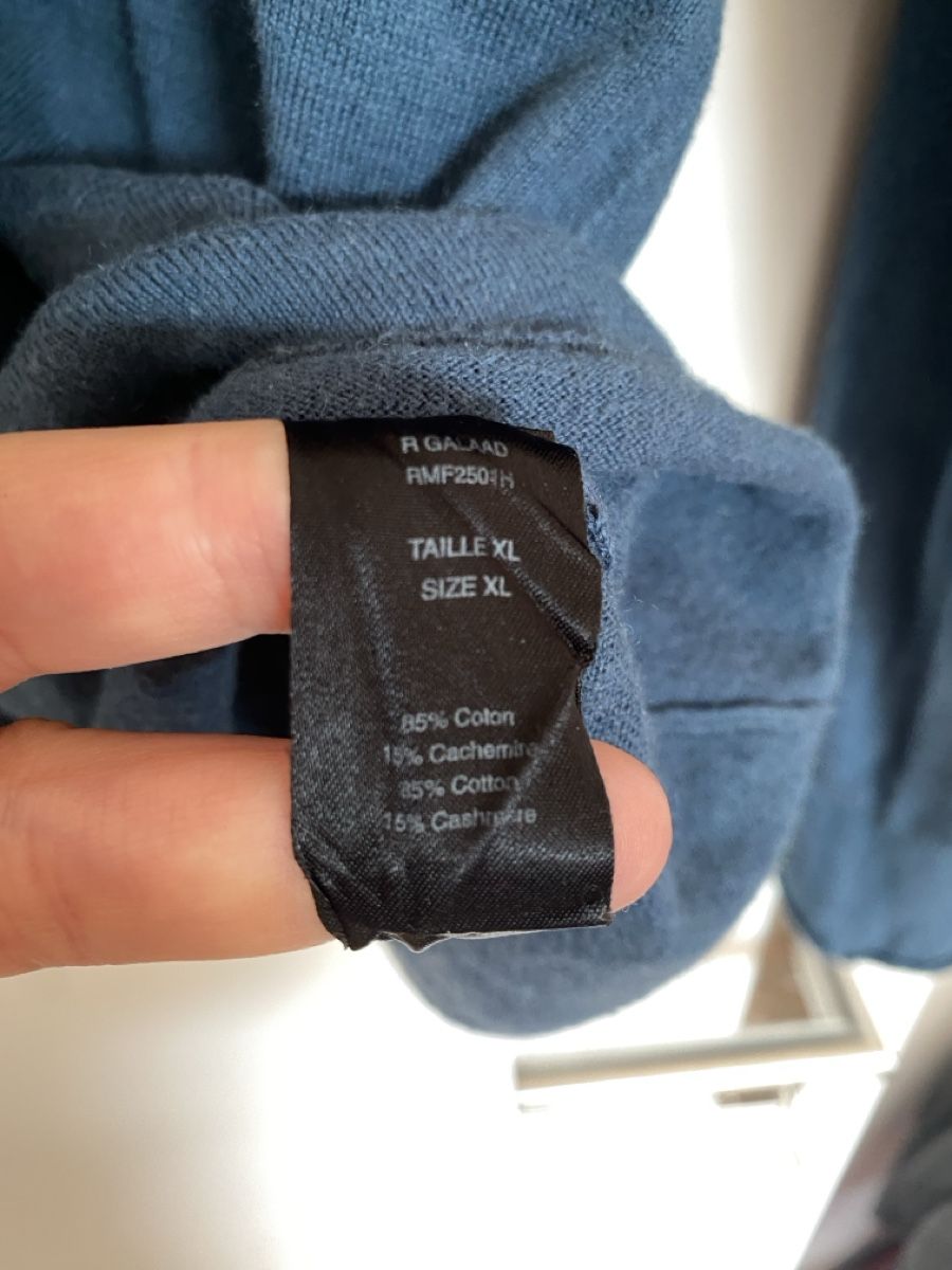 Pullover & Sweatshirts: Zadig & Voltaire Pull/Pullover Kaschmir XL blau petrol – Gebraucht aus Muensingen von drleevsy 2