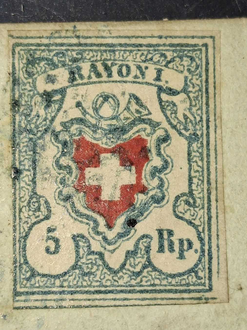 Tutti i francobolli: Rayon 17II Typ 8 C1 LU blaue Raute  – Usato da Balgach venduto da SIMEON27 2