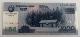 Korea 2000 Won 2008 Neuwertig