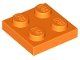 Lego Orange Plate 2 x 2 12 Stück