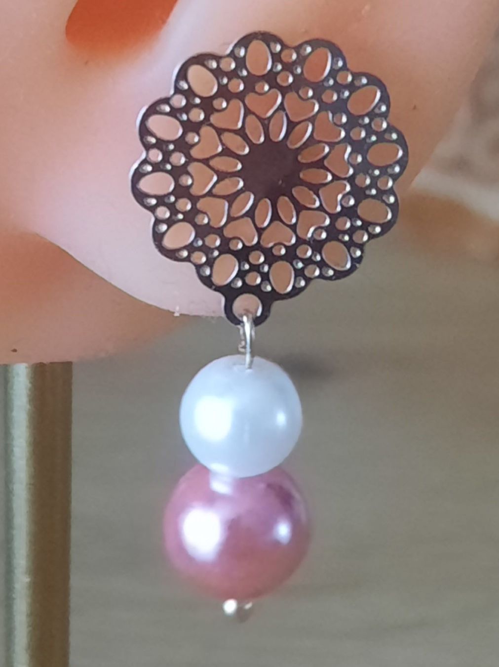 Orecchini pendenti & Orecchini a lobo: Ohrringe Sterling Silber mit Perlen - Sommerfrisch & Elegant – Nuovo (secondo la descrizione) da Solothurn venduto da lsc_pf99