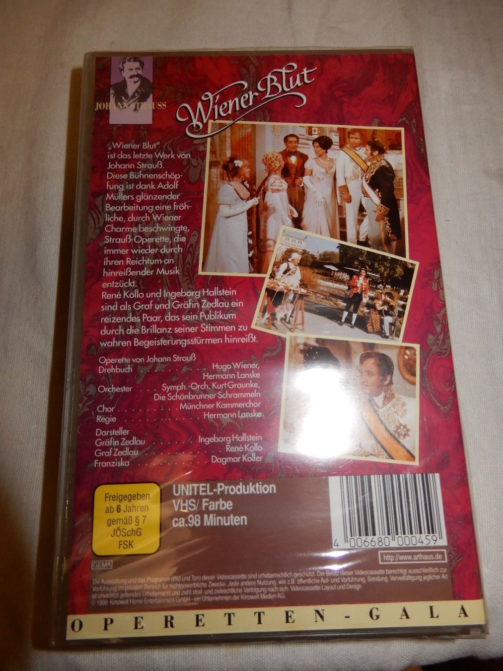 Tutti i VHS: Wiener Blut von Jahnn Strauss VHS – Usato da Worben venduto da MaKo3252 1