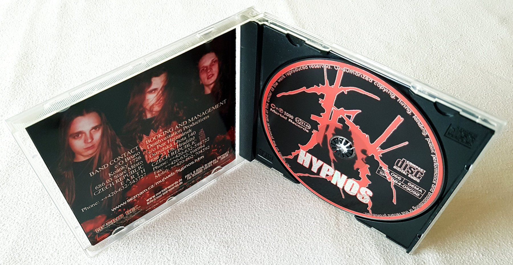 CD: Hypnos - Hypnos - CD - 2000 - First Press – Usato da Uster venduto da Zardodel 3