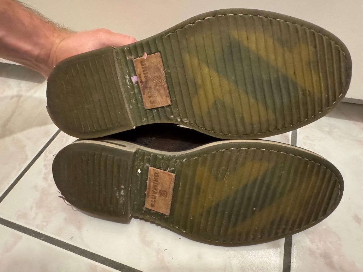 Chaussures hommes: Handgefertigte Wildlederschuhe, Größe 40 – D'occasion à Sementina par RiccardoCo 2