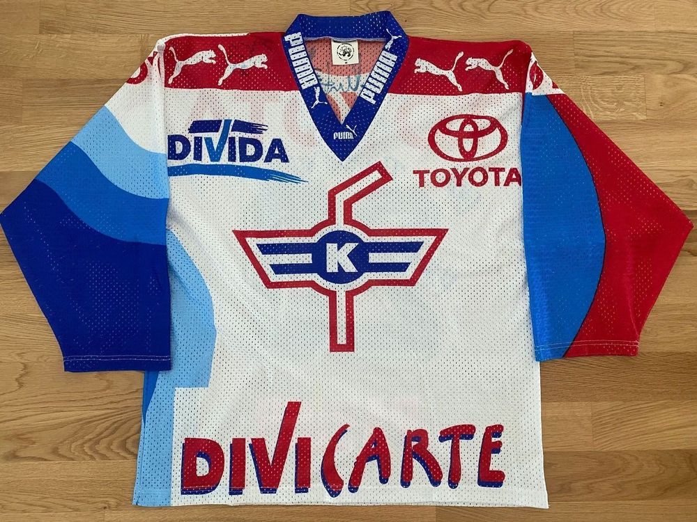 Maillot De Hockey EHC Kloten Flyers - Marque Ochsner/Toyota/Coop - Taille Homme XL - Occasion Excellente