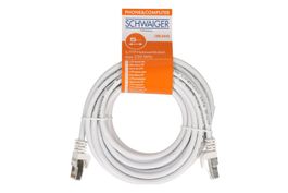 Schwaiger Netzwerkkabel Cat. 6 S/FTP Weiss | 5 m