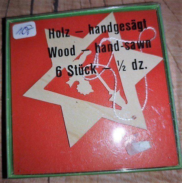 Anhänger: Christbaumanhänger Sterne mit div Engeln – Neu und originalverpackt aus Lutzenberg von Pinschi01 1