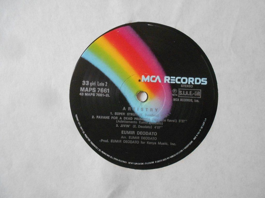 Vinyles: DEODATO  -  ARTISTRY – D'occasion à Bex par Giorgiob 2
