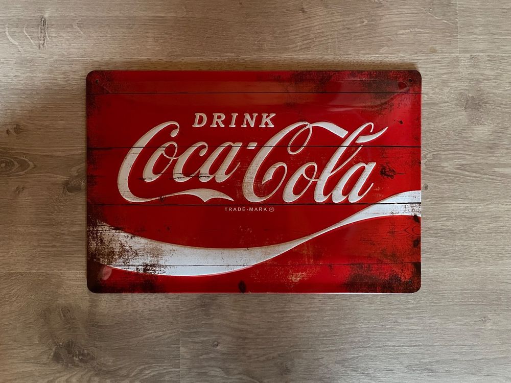 Coca Cola Blechschild Kaufen auf Ricardo