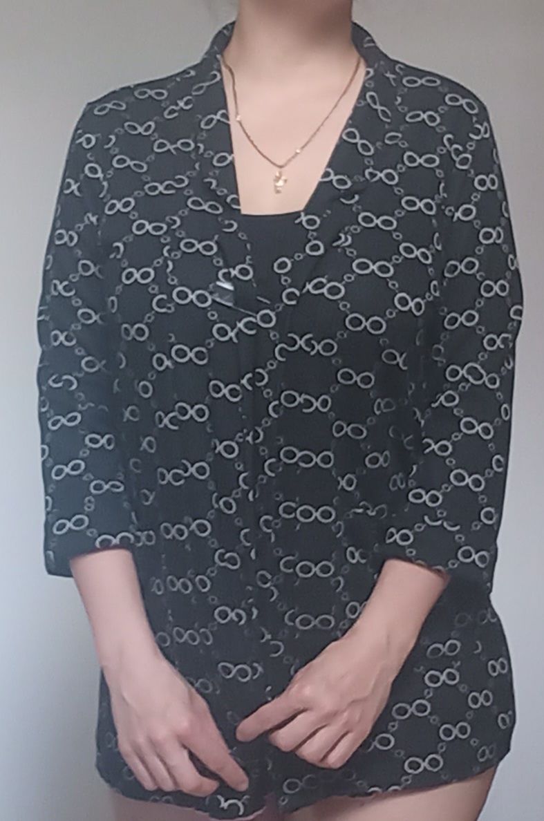 Giacche: Damen Blazer Schwarz mit Muster – Usato da Bern venduto da koh_tb86