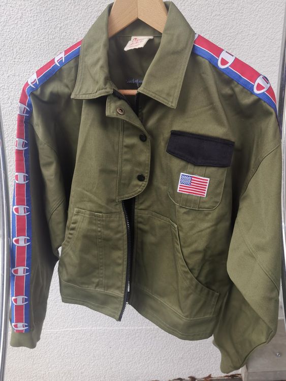 Vintage Militärjacke Armee Patches Gr. M (Gebraucht) In Hünenberg Für