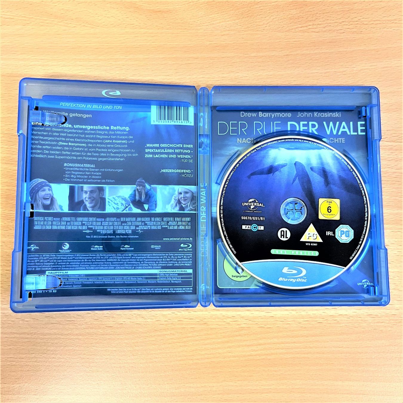 Tutti i DVDs: Blu-ray - Der Ruf der Wale - Nach einer wahren Geschichte – Usato da Amlikon-Bissegg venduto da allerlei-versand 1