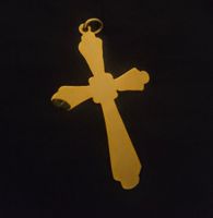 Orthodoxes Goldkreuz 14ct 585 Kreuz aus Gold