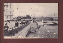 GENEVE - Pont du Mont-Blanc - Tram