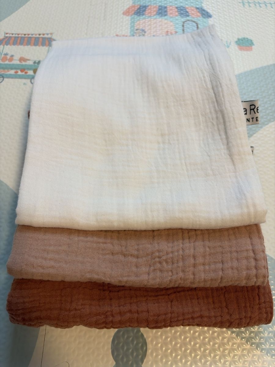 Repas pour bébés: 3er-Set Babywindeln La Redoute Baumwolle – Neuf (Voir description) à Köniz par fan_s7sj