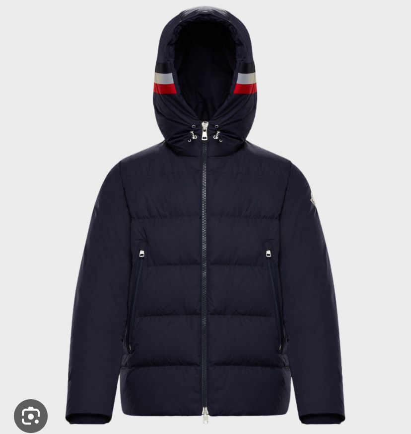 Giacche: Moncler Synthetic Corborant In Navy – Usato da Oeschseite venduto da -Luxury-On-Line-