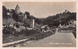 Fribourg, Vallée et Pont du Gotteron, vers 1925-30