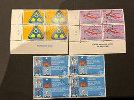 CH  1972 Viererblock Serie FDC  Luxus  (4450)