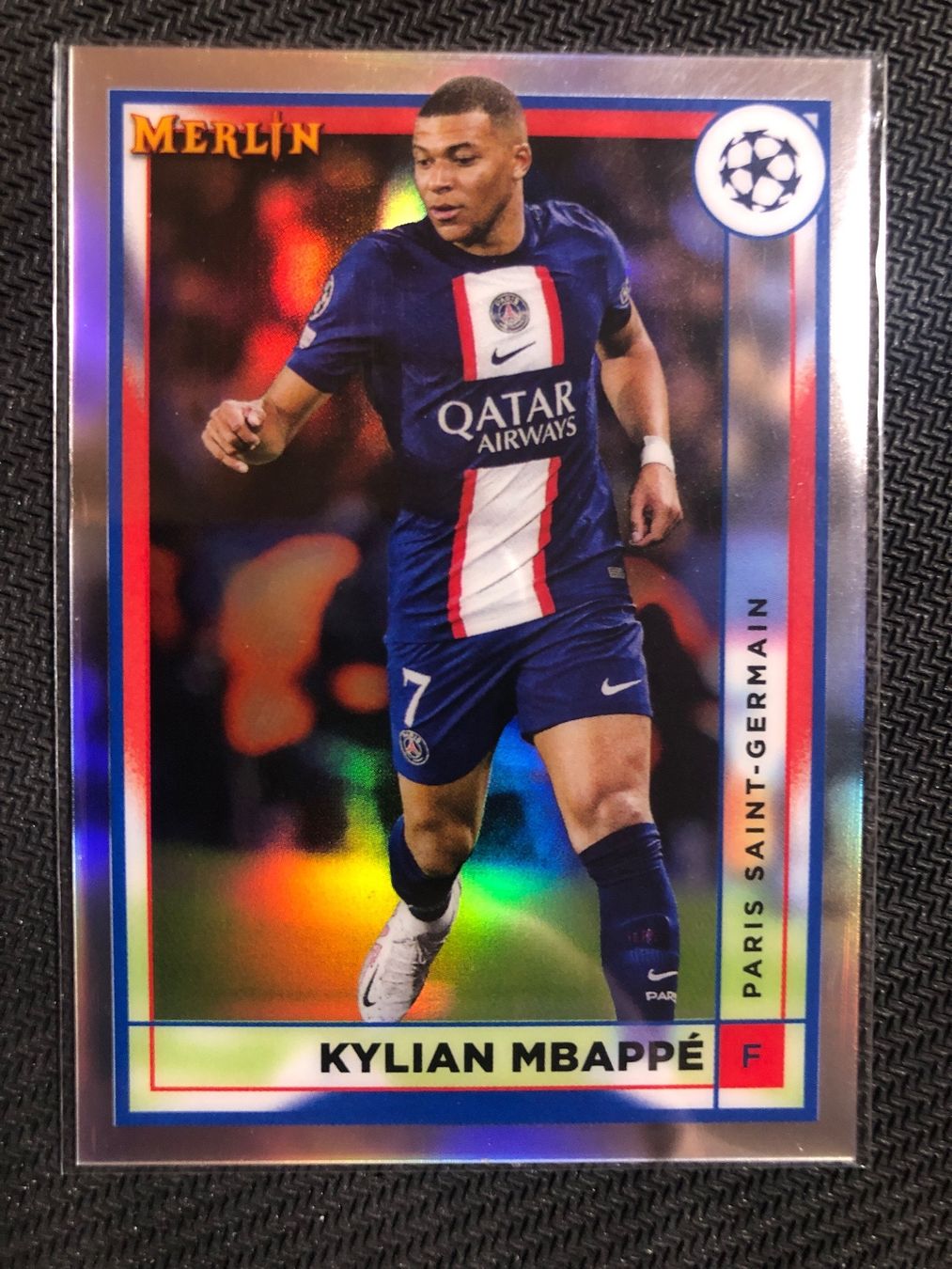 Panini Sammelbilder & Trading cards: Topps Merlin Chrome Kylian Mbappé Refractor – Gebraucht aus Wangenried von Garagara